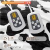 GustoWave Cow Print 10 Heat Levels Electric Heating Blanket, Machine Washable, Black+White - 2 of 4
