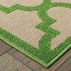 Oriental Weavers Cayman 660F9 Sand/ Green Indoor/Outdoor Area Rug - 2'3" x 7'6" - 2 of 2