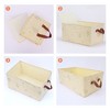 Unique Bargains Fabric Collapsible Printed Storage Bins with Handles - 3 of 4