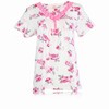 JEFFRICO Pajamas For Women Capri Set Sleepwear Soft Pajamas Short Sleeve Pajama Sleepshirt With Capri Pants - 3 of 4