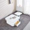 NicBex Modern Round Coffee Table Set of 2 with Storage Drawer for Living Room and Bedroom - 2 of 4