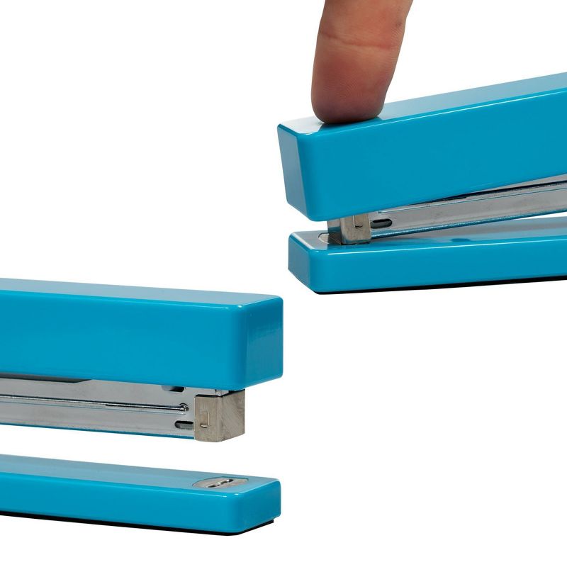 JAM Paper Modern Desk Stapler - Blue, 5 of 7