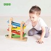 4 Level Toy Wooden Car Roller Ramp - Wooden Race Track Car Ramp Racer With 4 Wooden Cars - Toddler Race Car Ramp - Play22Usa - 3 of 4