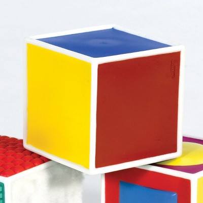 Kaplan Early Learning Infant and Toddler Soft Tactile Blocks - Set of 3