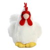 Aurora Small Chicken Mini Flopsie Adorable Stuffed Animal White 8" - 2 of 4