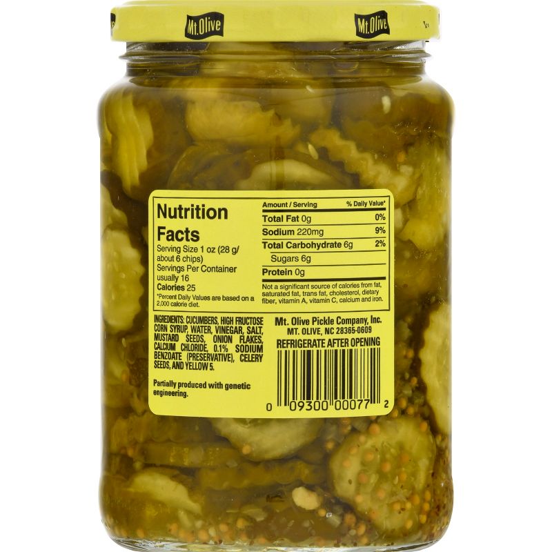 Mt. Olive Old-Fashioned Sweet Bread &#38; Butter Pickle Chips - 24oz, 2 of 5