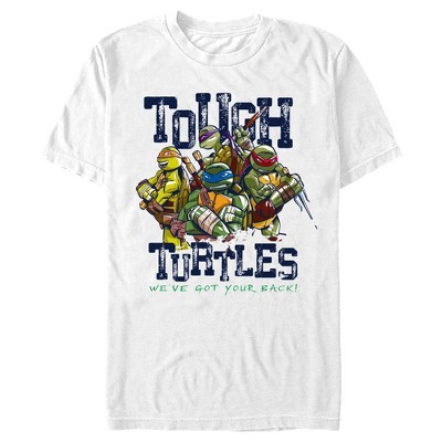 Men's Teenage Mutant Ninja Turtles Distressed Character Lineup T-shirt -  White/blue - 2x Large : Target