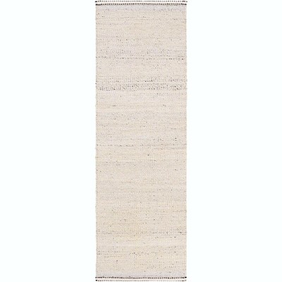 Mark & Day Mount Clare 2'6"x8' Runner Woven Indoor Area Rugs Cream