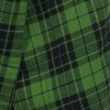 plaid black & green