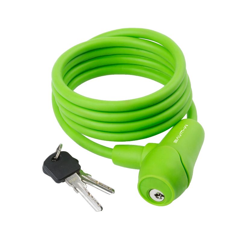 S8.15 Silicone 5 ft x 8 mm Bike Lock, 1 of 3