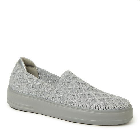 Dearfoams Womens Sophie Slip-on Sneaker - Grey Size 8 : Target