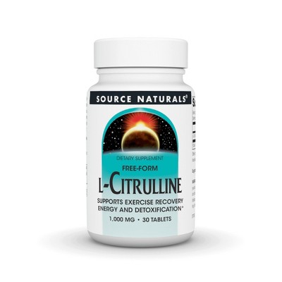 L Citrulline 1000 mg by Source Naturals, Inc.  -  30 Tablet