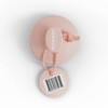 MONDAY Scalp Massager Cushion Brush - Pink - 2 of 4
