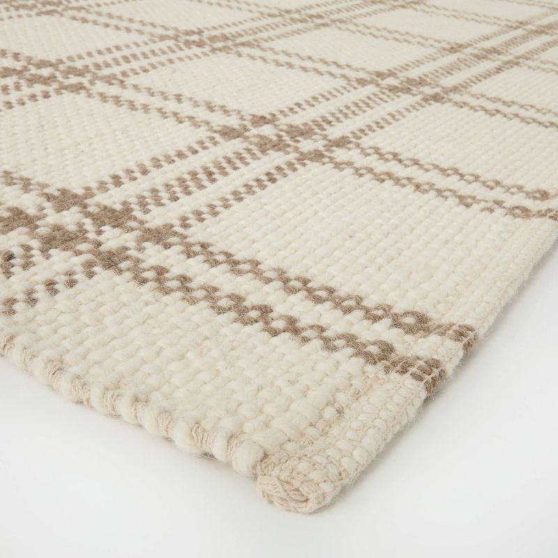 Cottonwood Hand Woven Plaid Wool/Cotton Area Rug - Threshold™ designed with Studio McGee, 3 of 11