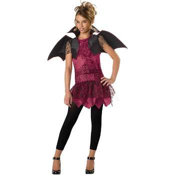 Incharacter Street Vamp Vampire Tattooed Tween Girls Halloween Costume  18093 - Fearless Apparel