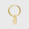 Bijoux Sport by Luv Aj MLB Gold Logo Heart Hoop Earrings - 3 of 3