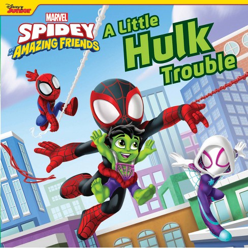 Spidey and His Amazing Friends: A Little Hulk Trouble - by Marvel Press  Book Group (Board Book)