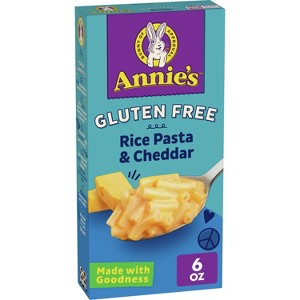 Annie's Gluten Free Macaroni and Cheese, Rice Pasta and Cheddar, 6 oz (Pack of 4) - 1 of 1