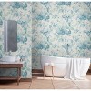 NextWall Seaglass Watercolor Flower Peel and Stick Wallpaper - 2 of 4