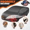 Mockins Heavy Duty Medium Sedan Car Cover - 190"x75"x60" - 250g PVC Cotton Lining - 2 of 4