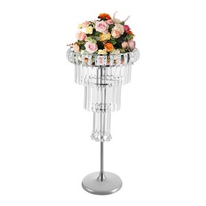 YIYIBYUS Wedding Flower Stand with LED, 4 Tier Acrylic Flower Stand - 1 of 4