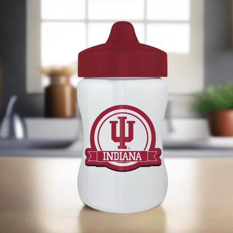 BabyFanatic Officially Licensed Toddler and Baby Unisex 9 oz. Sippy Cup NCAA Indiana Hoosiers, 4 of 5