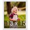 PosterPalooza | Classic Modern White Picture Frame - UV Acrylic, Foam Board Backing, Hanging Hardware - 2 of 4