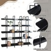 Bookcases and Bookshelves Triple Wide 5 Tiers Industrial Bookshelf, Large Etagere Bookshelf Open Display Shelves for Living Room Bedroom Home Office - 3 of 4