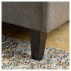 Nyx Upholstered Loveseat Gray - Christopher Knight Home - 3 of 4