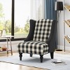 NicBex Comfy Accent Chair,Upholstered Living Room Chairs with High Backrest and Birch Wood Leg,Modern Armchair,Club Chairs for Living Room - 2 of 4