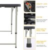 SKONYON 4ft Folding Table  Adjustable Height Camping Table - 4 of 4