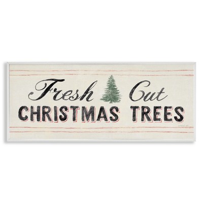 Stupell Industries Fresh Cut Christmas Trees Vintage, 24" x 10"