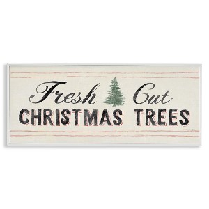 Stupell Industries Fresh Cut Christmas Trees Vintage, 24" x 10" - 1 of 4