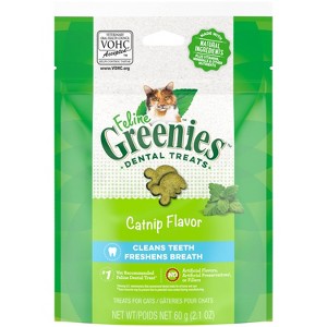 Greenies Catnip Flavor Dental Cat Treats - 1 of 4