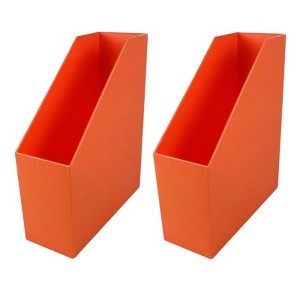 Romanoff Magazine File, Orange, Pack of 2 - 1 of 1