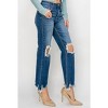 Women's High Rise Straight Crop Jean - RISEN - 2 of 4