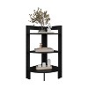 NicBex 3-Layer Open Shelf Corner Shelf Suitable for Study, Bedroom, Kitchen, Dining Room - 4 of 4