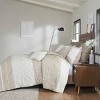 Sapphtopaz 3 Pcs Farmhouse Cotton Comforter Set Cozy Bedding Set, Duvet Cover Set with Chenille Tufting Quilt Set, 1 Duvet Cover, 2 Pillow Shams - 4 of 4