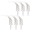Snowy Hanging Pinecone Spray (Set of 6) - 2 of 3