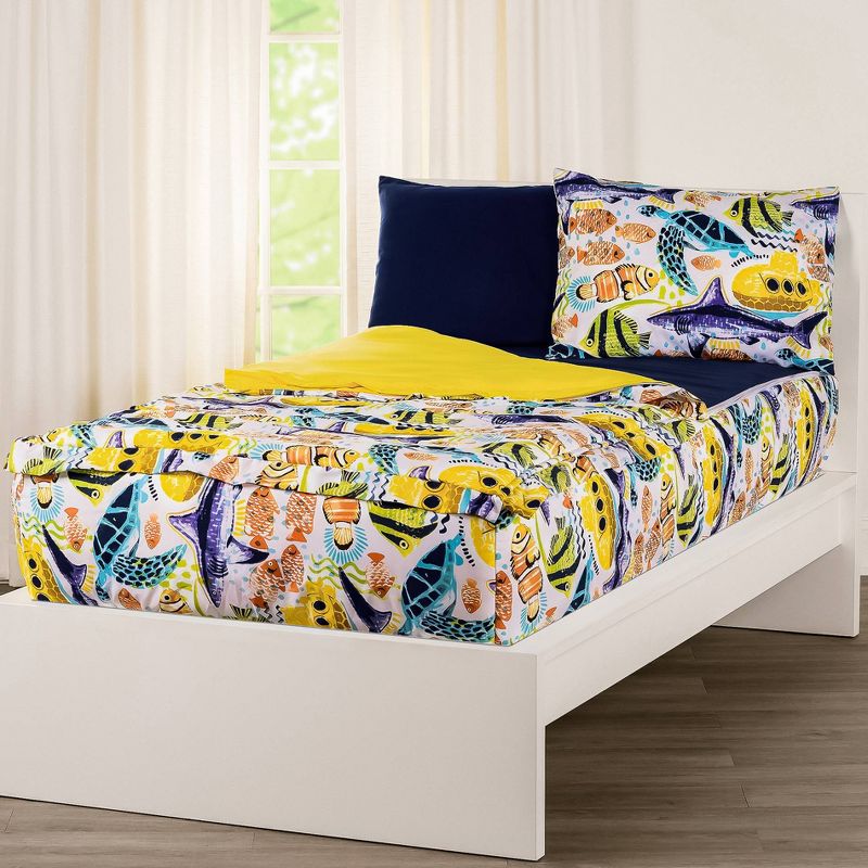 Full Beneath The Waves Bunkie Deluxe Zipper Kids&#39; Bedding Set - SIScovers, 1 of 11