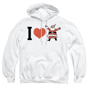 Men's I Heart Santa Pull-Over Hoodie - 1 of 4