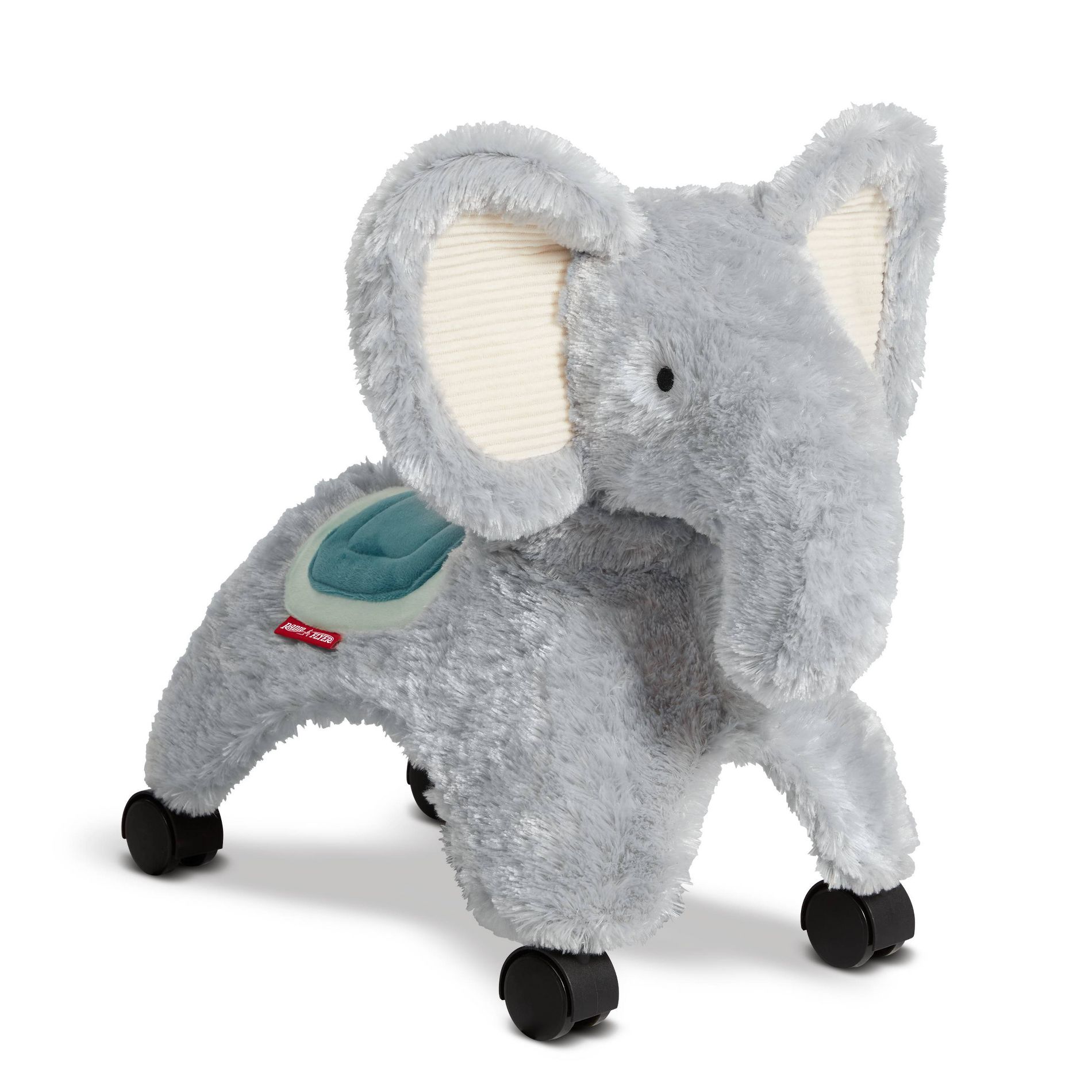 Radio Flyer Ellie the Rolling Elephant Ride-On: Steel & Plastic Toddler Toy, 42 lb Capacity