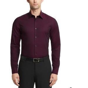 Calvin Klein Mens Steel Stain Shield Button Down Dress Shirt - 1 of 1