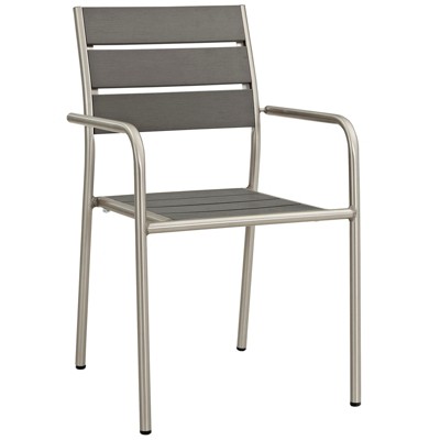 Modway Shore Outdoor Patio Aluminum Dining Chair