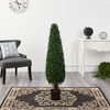 Nearly Natural 4-ft Boxwood Topiary Artificial Tree UV Resistant (Indoor/Outdoor) - 4 of 4