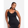 Rebdolls Women's Essential V Neck Midi Bodycon Dress - 3 of 4