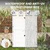 Outdoor Resin Storage Sheds, 64 Cu.Ft Outdoor Waterproof Storage Cabinet for Garage, Tools, Sofa Cushion, Outdoor Storage - 4 of 4