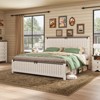 AMERLIFE Farmhouse Bed Frame with 47" Tall Headboard and Sliding Barn Doors - 3 of 3
