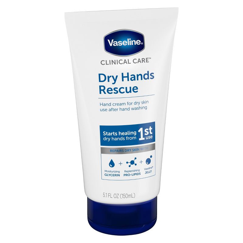 Vaseline Dry Hands Rescue Hand Lotion Unscented - 5.1 fl oz, 3 of 5