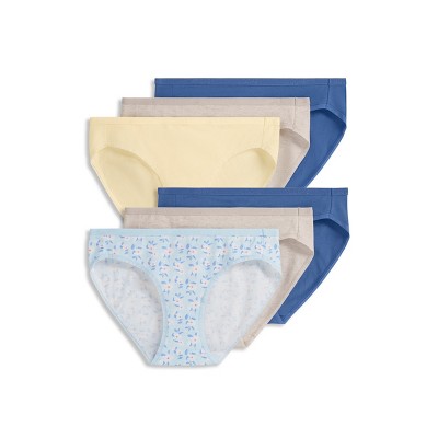 Jockey Women's Organic Cotton Stretch Logo Bikini - 6 Pack